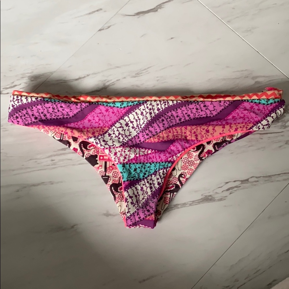 Maaji reversible cheeky swim bottoms size small